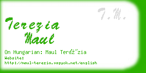 terezia maul business card